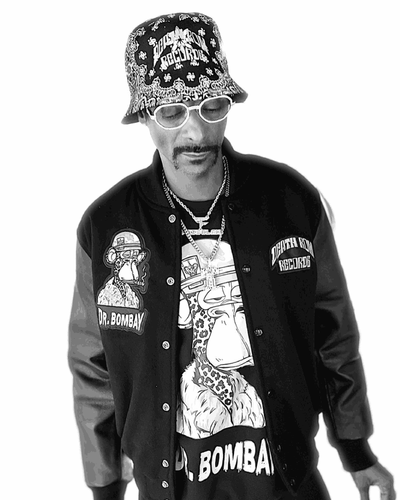 Snoop Dog Death Row x Dr Bombay Varsity Leather Jacket