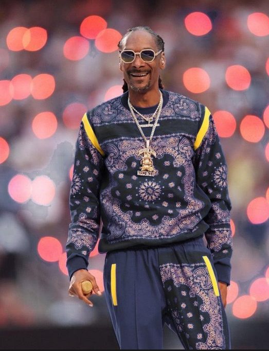 Snoop Dogg Black Bandana Tracksuit