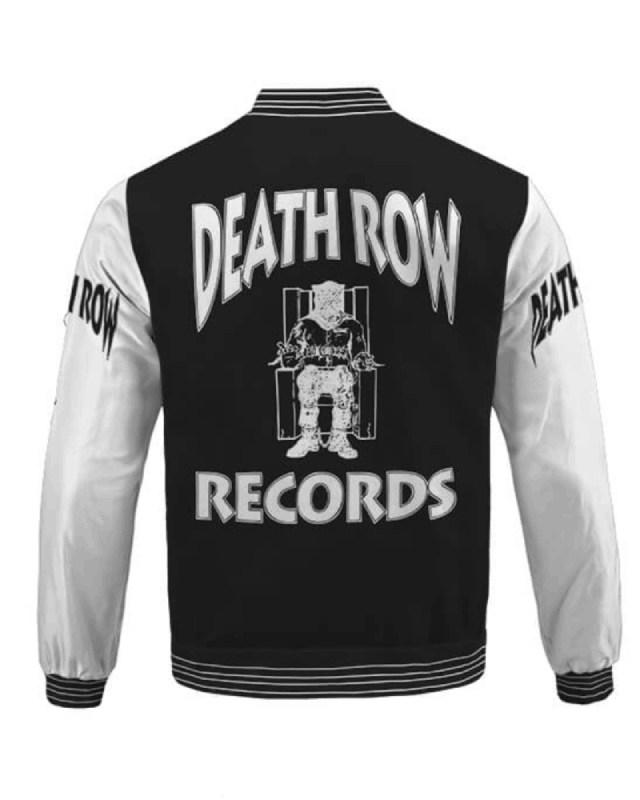 Snoop Doggy Dogg Death Row Records Black Varsity Jacket