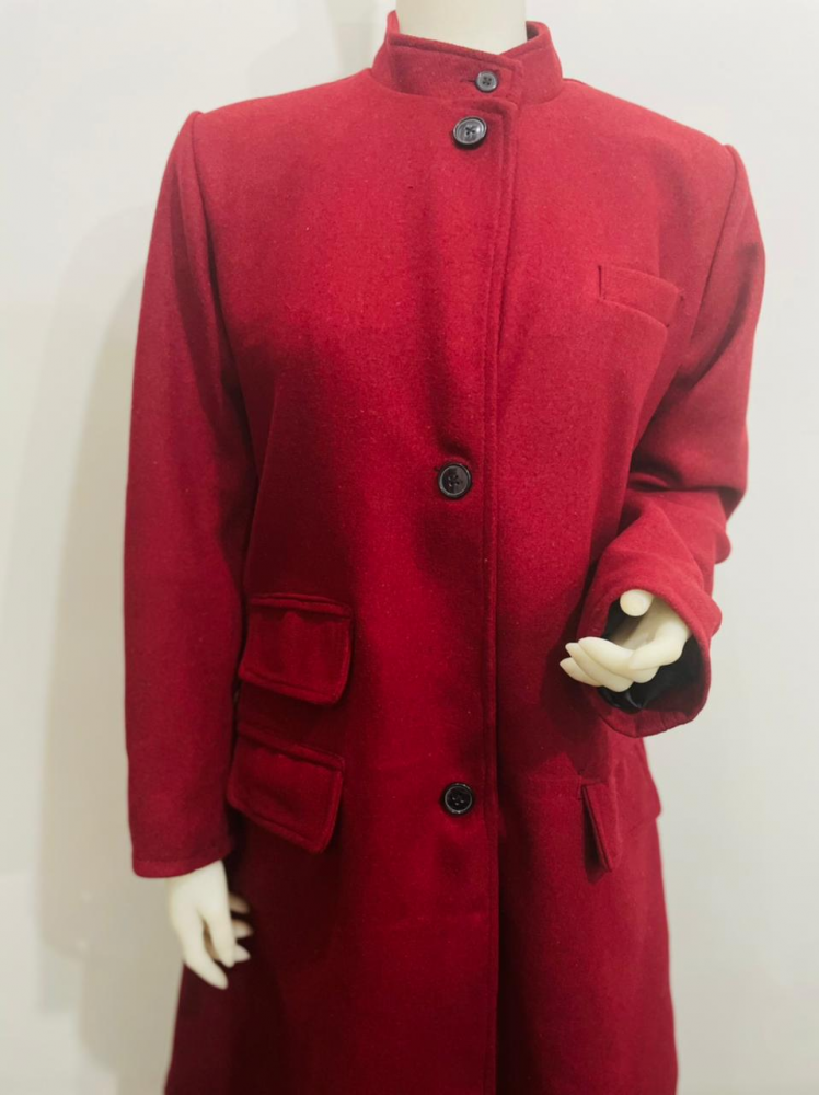 The Blacklist S08 Alina Park Maroon Coat