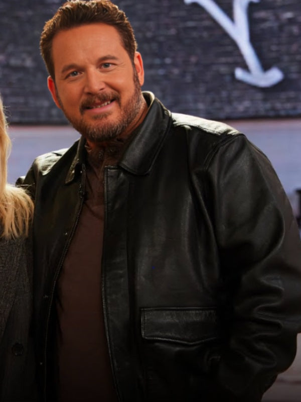 The Drew Barrymore Show Cole Hauser Leather Jacket